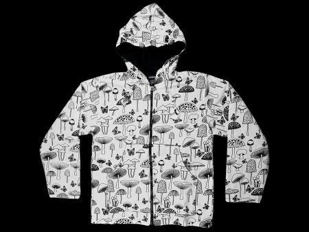 ThreadHeads Upright Mushroom Fleece-Lined Zippered Hoodie Supply