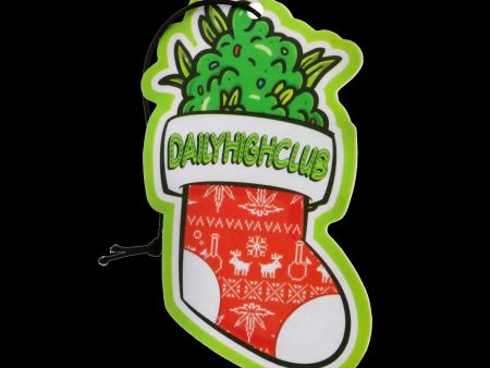 Daily High Club Christmas Stocking Air Freshener Hot on Sale