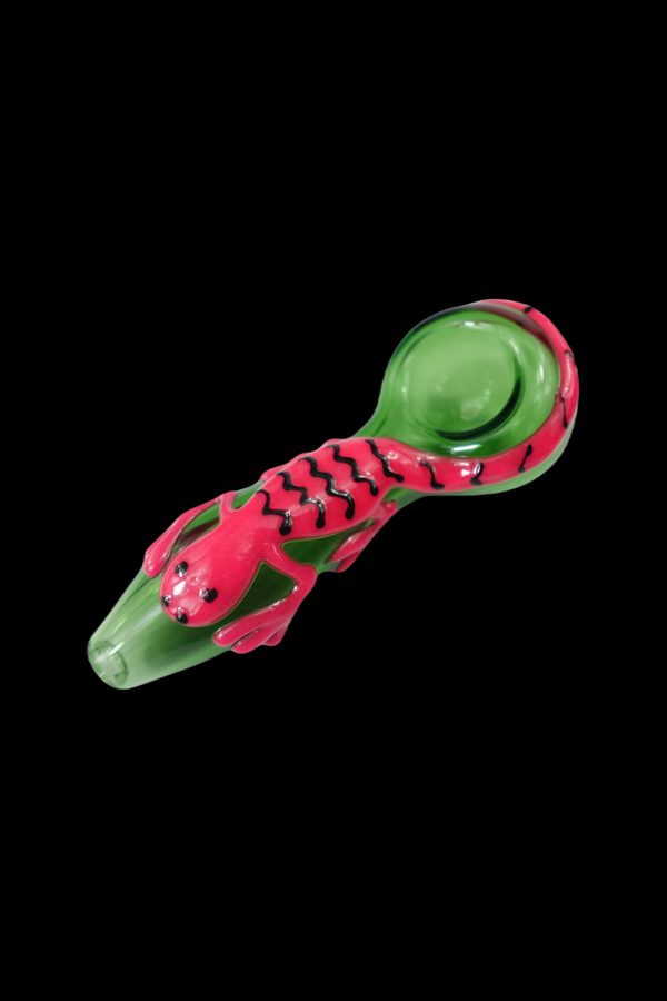 Cloud 8 Pink Lizard Hand Pipe For Sale