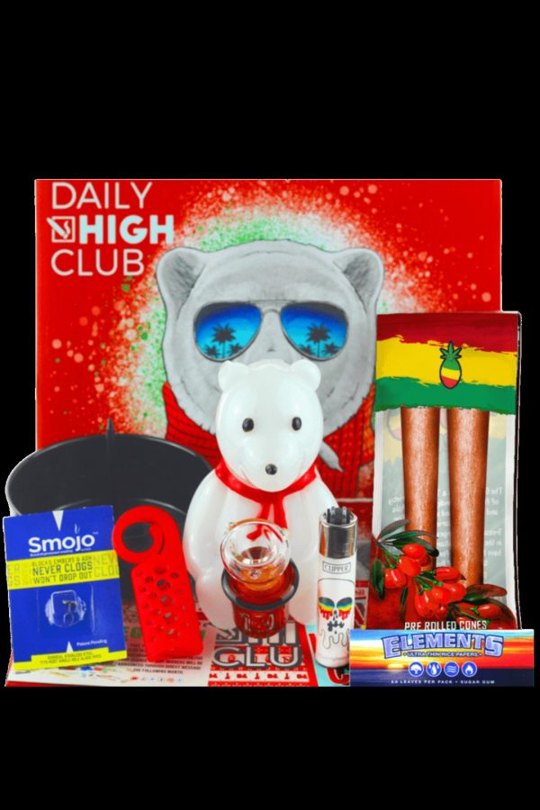 Daily High Club Holiday Smoking Box - Snowy Tha Bear is Back on Sale