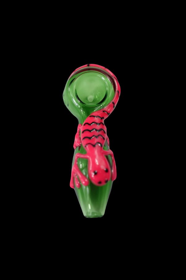 Cloud 8 Pink Lizard Hand Pipe For Sale