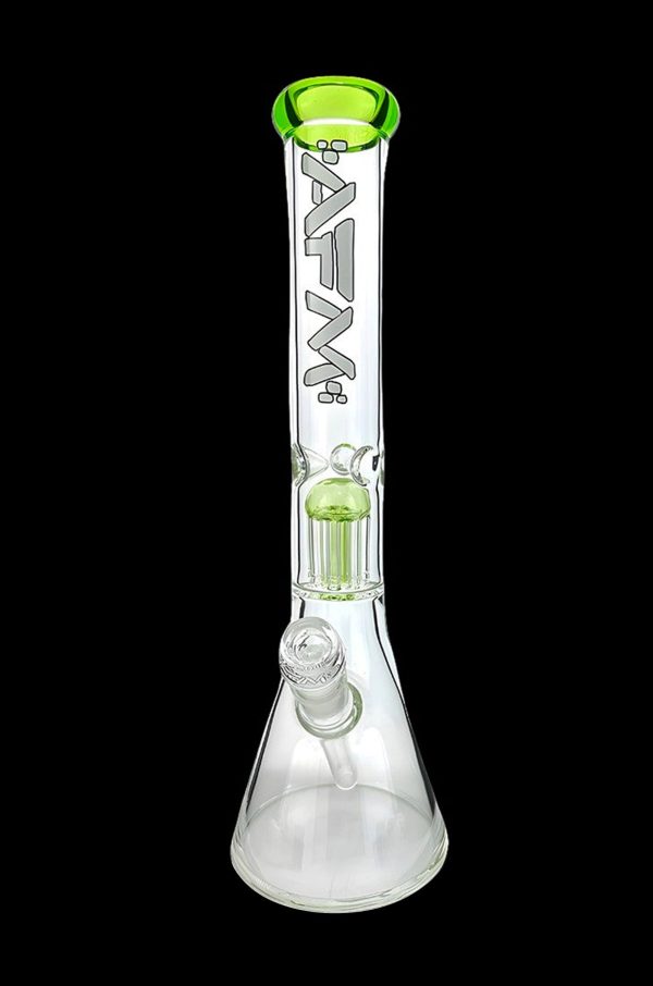 AFM Glass Hitter Single Arm Perc 9mm Glass Beaker bong For Cheap