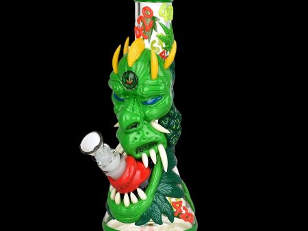 420 Dragon Glow in the Dark Beaker Water Pipe Cheap