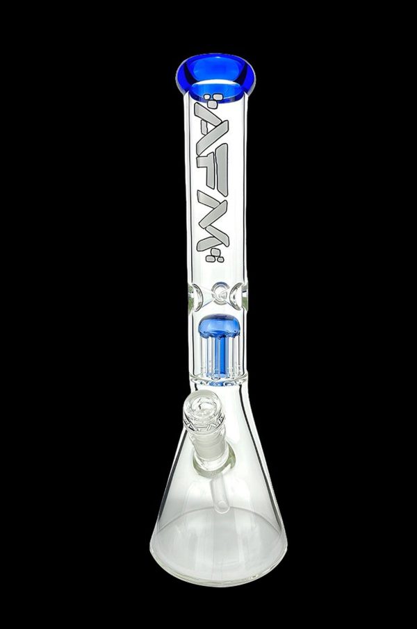 AFM Glass Hitter Single Arm Perc 9mm Glass Beaker bong For Cheap