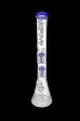 AFM Glass Hitter Double Arm Perc 9mm Glass Beaker Bong Hot on Sale