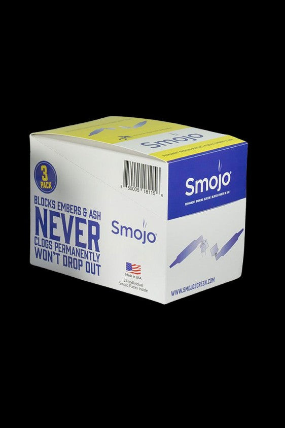 Smojo Permanent Smoking Screens 3-pk, 24 box Sale