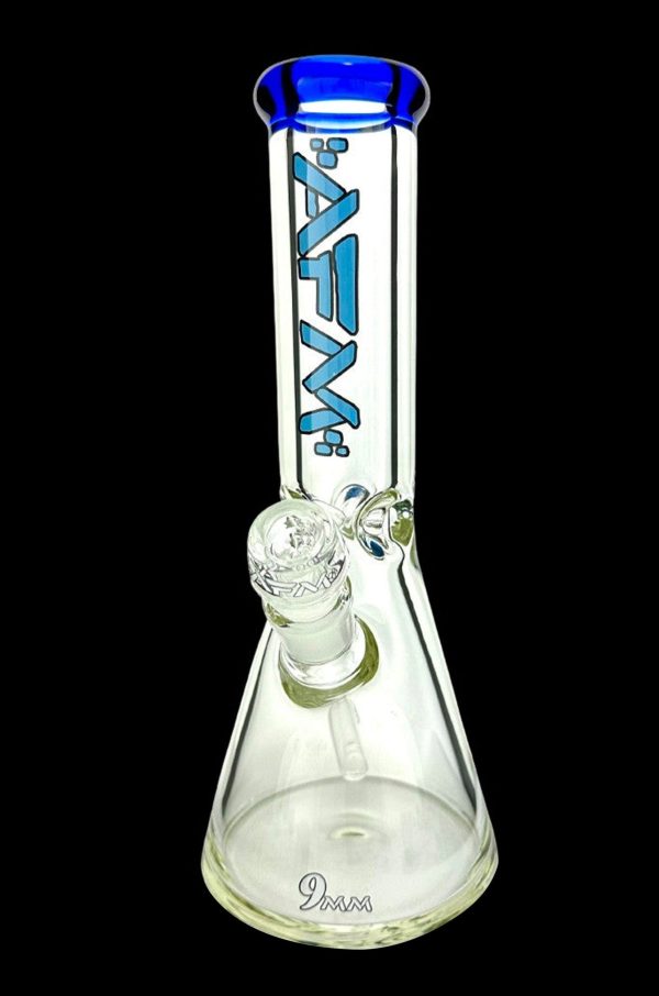 AFM Glass Heavy Boi Colored Lip Glass 9mm Beaker Bong For Cheap