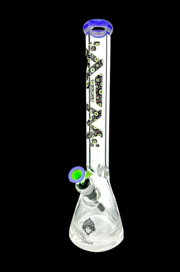 AFM Glass Evil Eye Clear Glass Beaker Bong Bundle For Discount