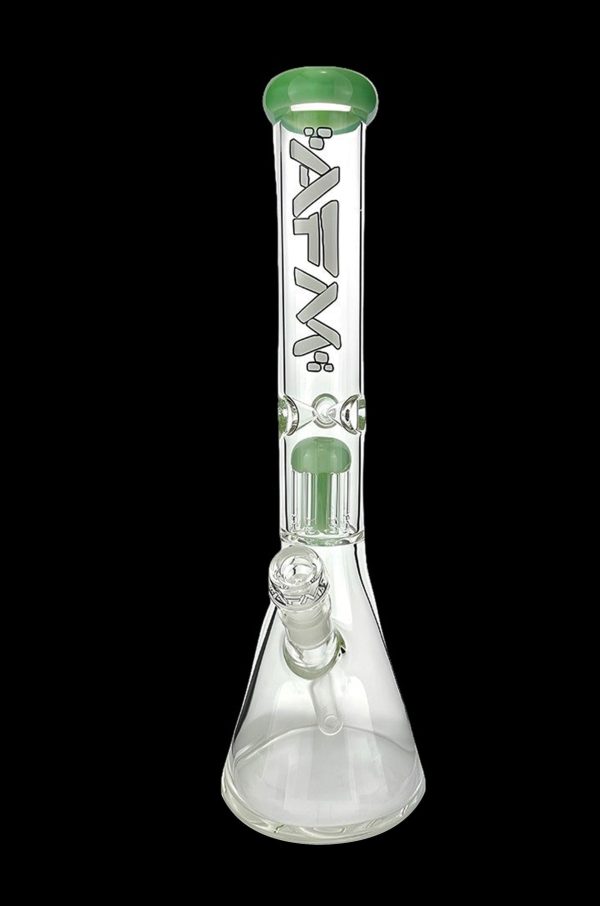 AFM Glass Hitter Single Arm Perc 9mm Glass Beaker bong For Cheap