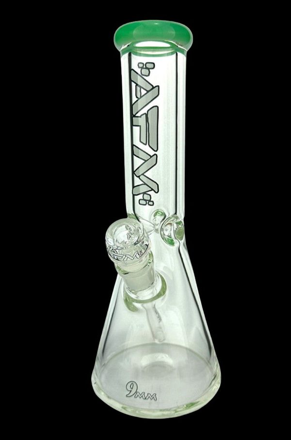 AFM Glass Heavy Boi Colored Lip Glass 9mm Beaker Bong For Cheap