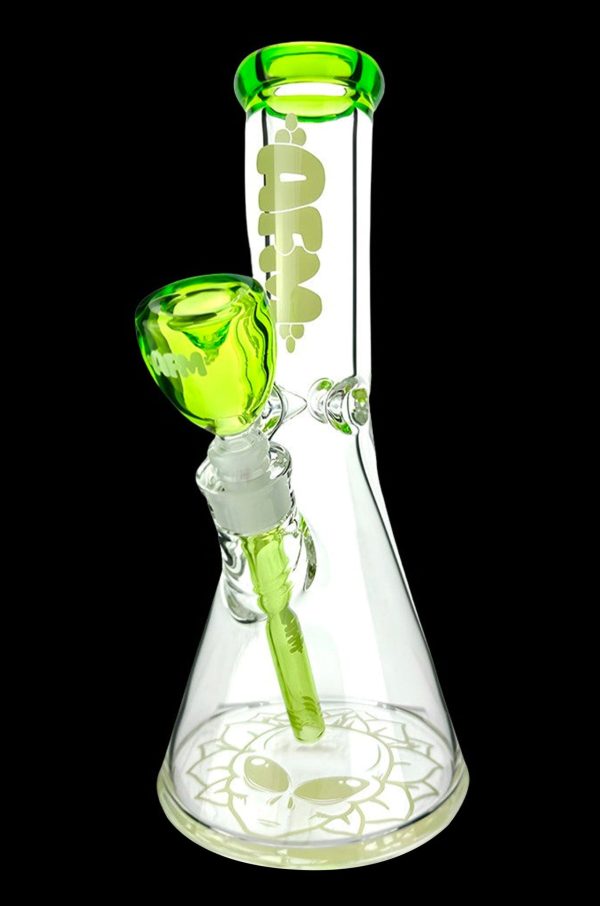 AFM Glass Chubbi Beaker Clear Colored Lip Beaker Bong Bundle Cheap