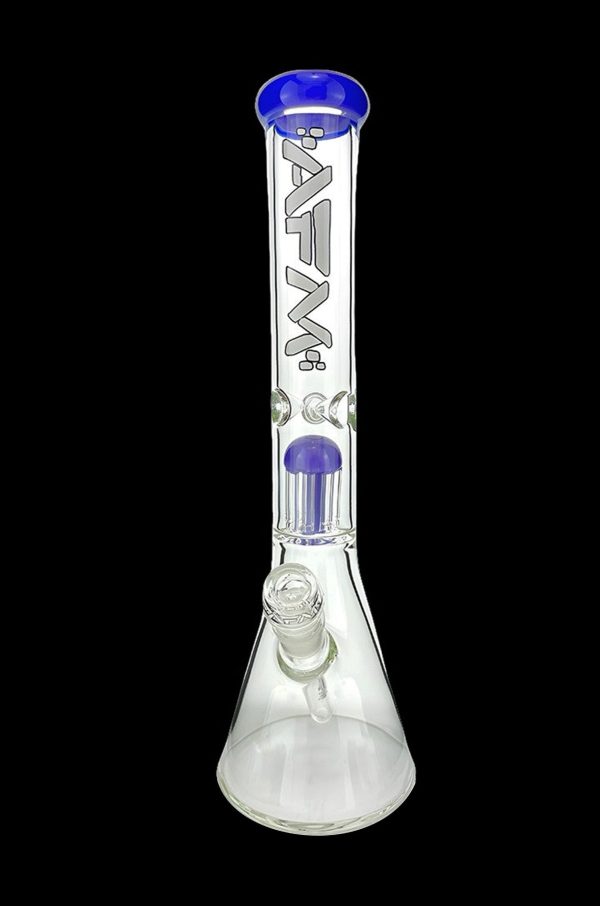 AFM Glass Hitter Single Arm Perc 9mm Glass Beaker bong For Cheap