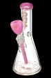 AFM Glass Chubbi Beaker Clear Colored Lip Beaker Bong Bundle Cheap