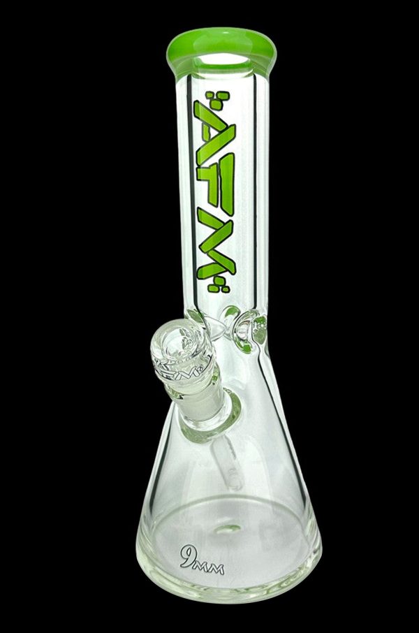 AFM Glass Heavy Boi Colored Lip Glass 9mm Beaker Bong For Cheap