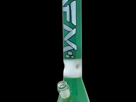 AFM Glass Pulsar Forest Green Color Glass Beaker Bong Sale