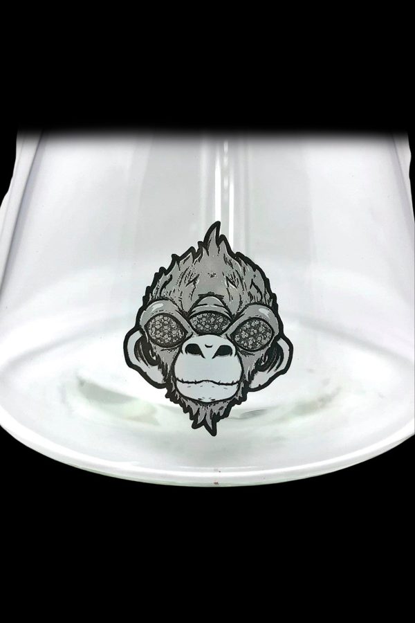 AFM Glass Zebra Glass Beaker Bong Online