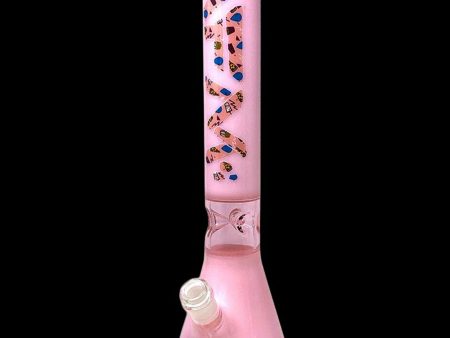 AFM Glass Max Beaker Pink Glass Beaker Bong For Cheap