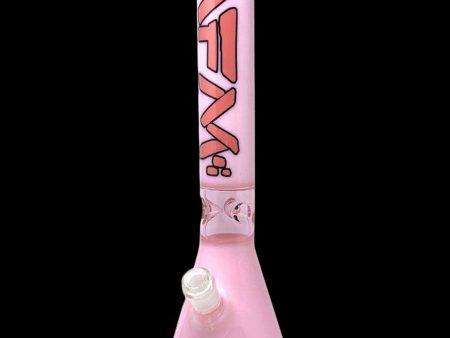 AFM Glass Pulsar Pink Glass Beaker Bong Sale