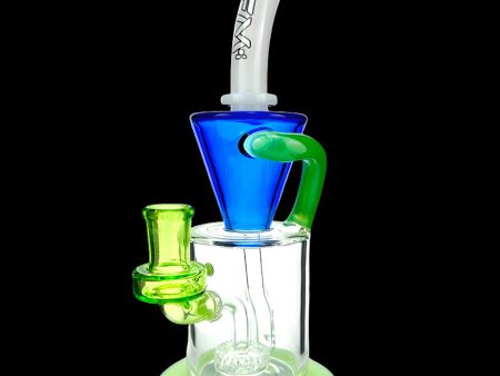 AFM Glass Drain Incycler Rainbow Color Glass Water Pipe Hot on Sale