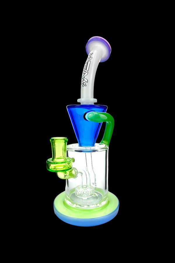 AFM Glass Drain Incycler Rainbow Color Glass Water Pipe Hot on Sale