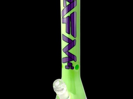 AFM Glass Quasar Glass Beaker Bong - Slime  Purple Fashion