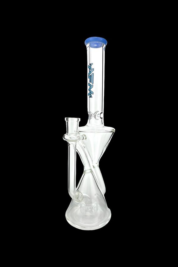 AFM Glass Time Recycler Clear Glass Water Pipe Hot on Sale