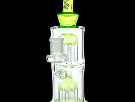 AFM Glass Double Tower Tree Colored Glass Water Pipe on Sale