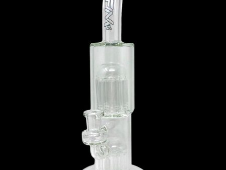 AFM Glass Double Cosmos Clear Glass Water Pipe Online now