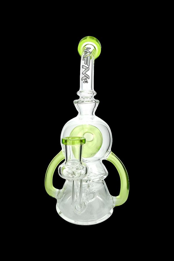 AFM Glass Double Pump Recycler Water Pipe For Discount