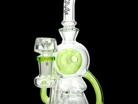 AFM Glass Double Pump Recycler Water Pipe For Discount