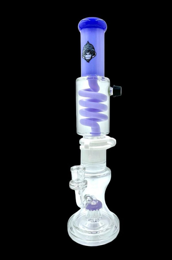 AFM Glass Tree Perc Glass Freezable Coil Beaker Bong Fashion