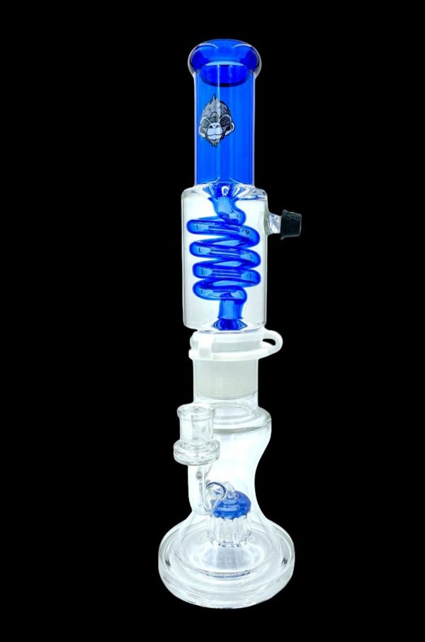 AFM Glass Tree Perc Glass Freezable Coil Beaker Bong Fashion