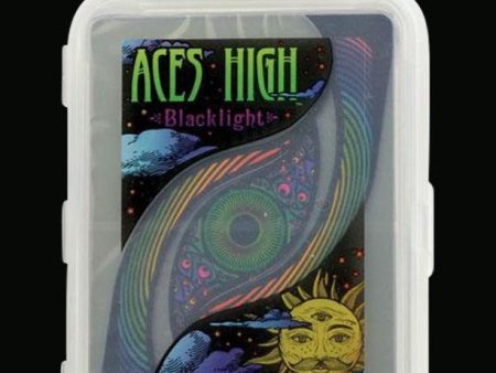 Aces High Blacklight Inspired Playing Cards - Bulk 6 Pack For Cheap