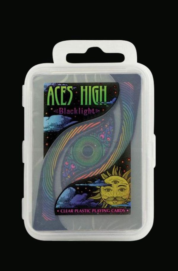 Aces High Blacklight Inspired Playing Cards - Bulk 6 Pack For Cheap