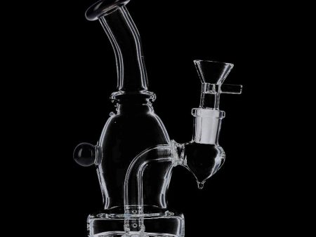 Glass Bubbler with Bent Neck Online now