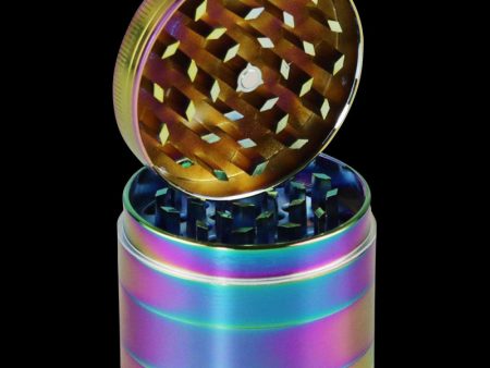 Anodized Zinc 4-Piece Grinder - Chameleon Online Hot Sale