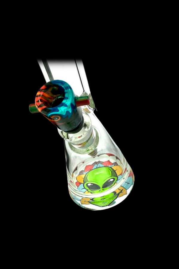 AFM Glass Color Blast 9mm Glass Beaker Bong Bundle Supply