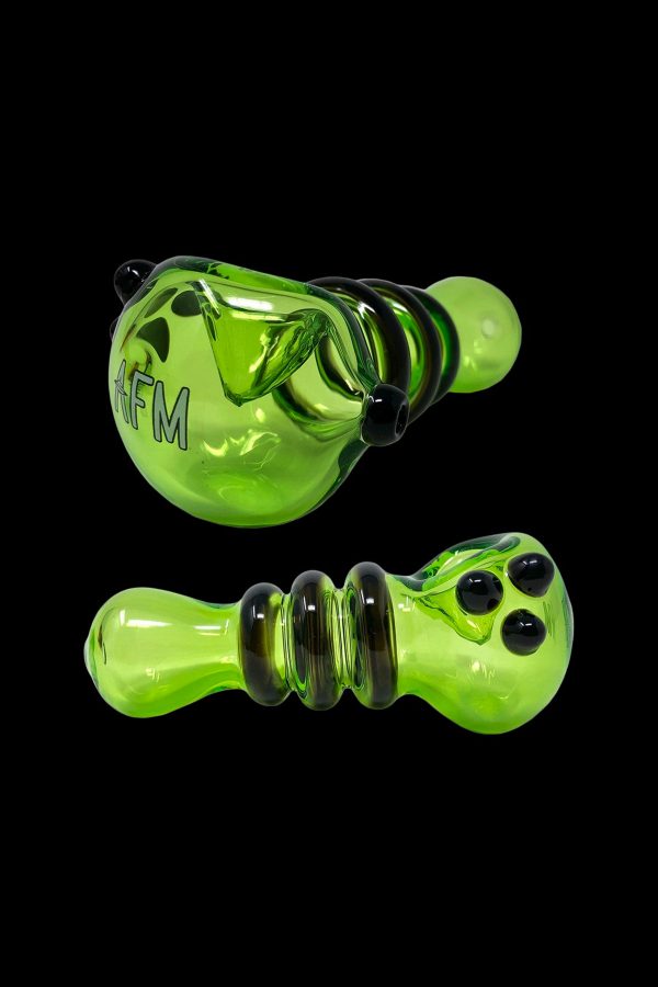 AFM Glass Tiger Stripe Color Hand Pipe For Cheap