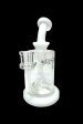 AFM Glass Milky Inline Perc Glass Water Pipe Discount