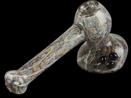 Rainbow Speckled Hammer Bubbler Fashion