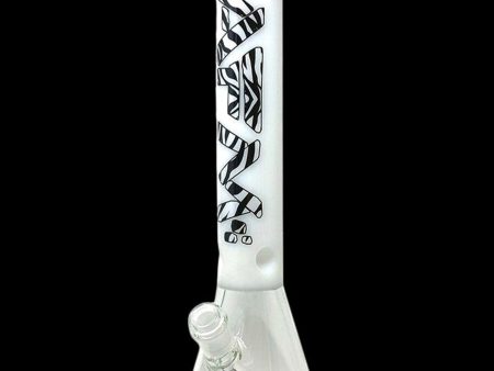 AFM Glass Zebra Glass Beaker Bong Online