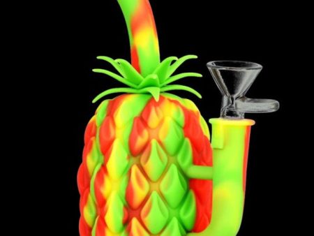 The Pineapple Bong - Silicone Water Pipe with Glass Bowl Discount