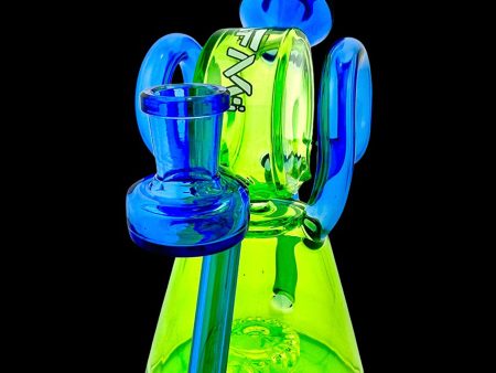 AFM Glass Double Ram Glass Recycler Water Pipe Online now