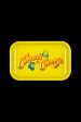 Cheech & Chong x Pulsar Metal Rolling Tray W  Lid - Yellow Logo Online Hot Sale