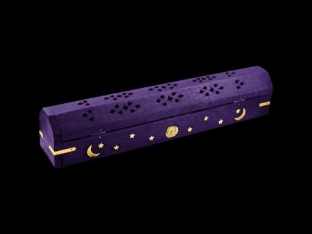 12 Inch Celestial Coffin Incense Burner - Violet Supply