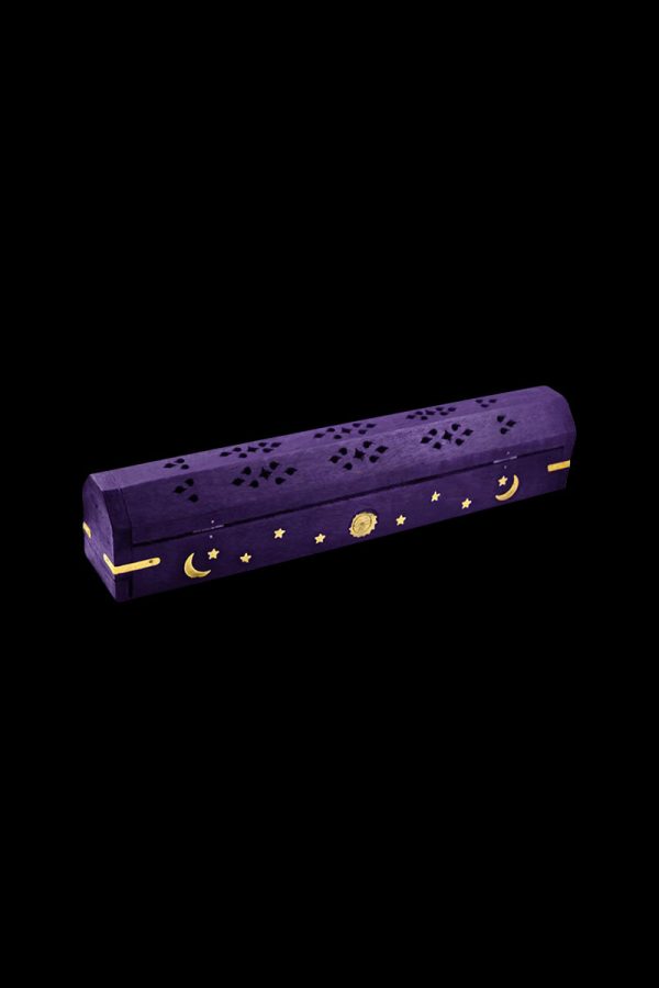 12 Inch Celestial Coffin Incense Burner - Violet Supply