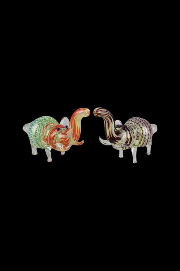 Elephant Glass Hand Pipe Fashion