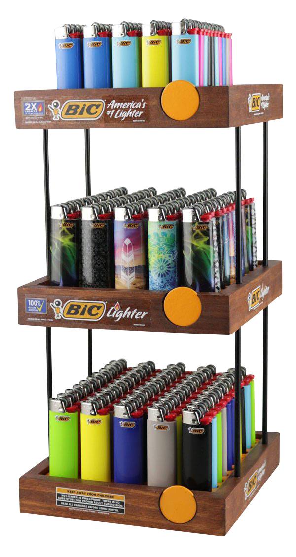 Assorted Bic Lighters - Bulk 150 Pack Online Sale