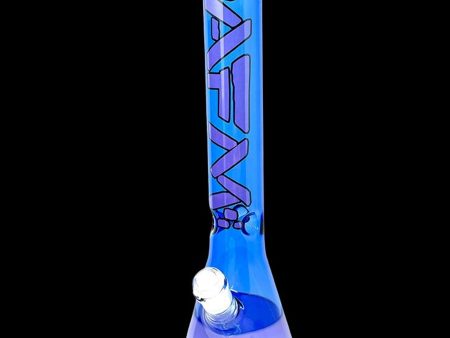 AFM Glass Quasar Glass Beaker Bong - Ink Blue  Purple Online Hot Sale