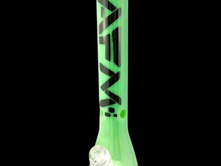 AFM Glass Quasar Glass Beaker Bong - Mint  Smokey on Sale